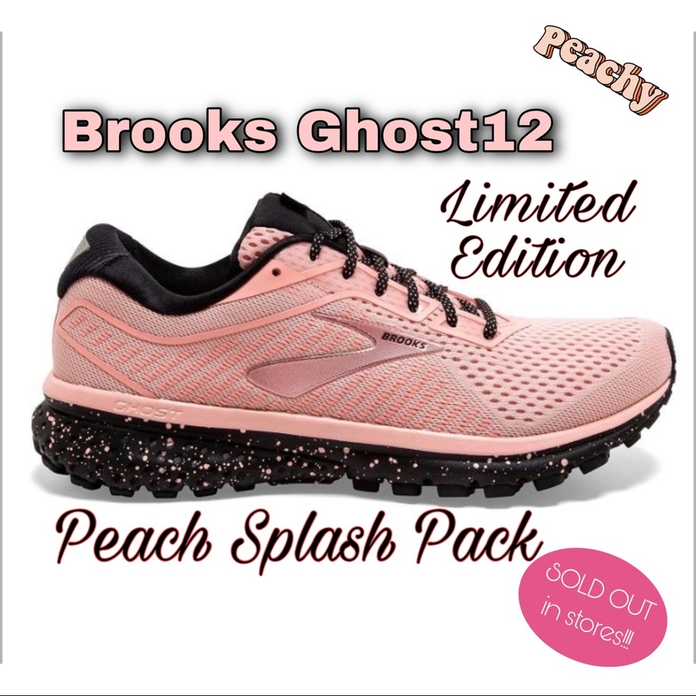 Brooks Ghost 12 Peach Splash Size 7B